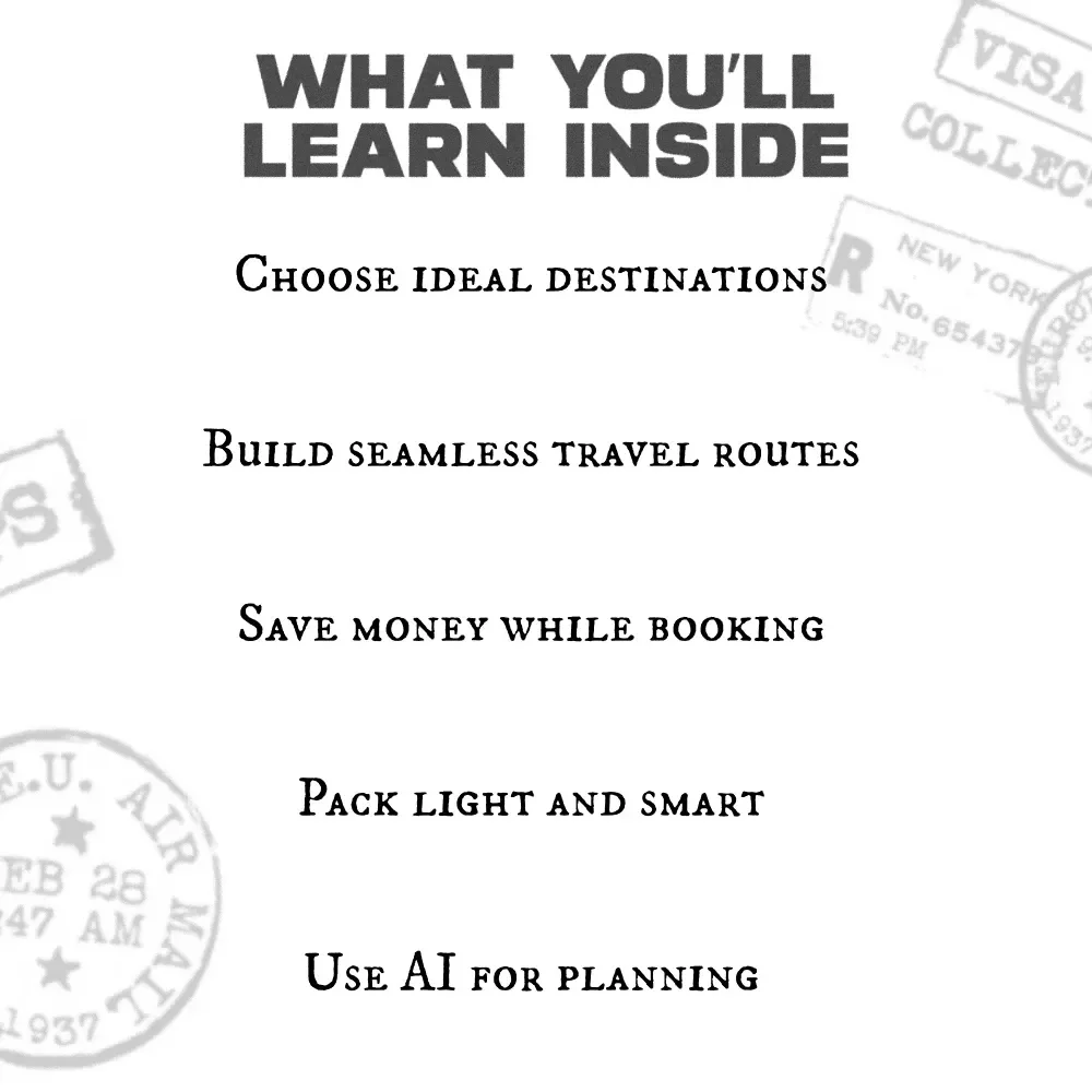 Your Smart Guide to a Europe Itinerary for 10 Days | Digital Travel Planner | Step-by-Step Guide on How to Build a 10 Day Europe Itinerary