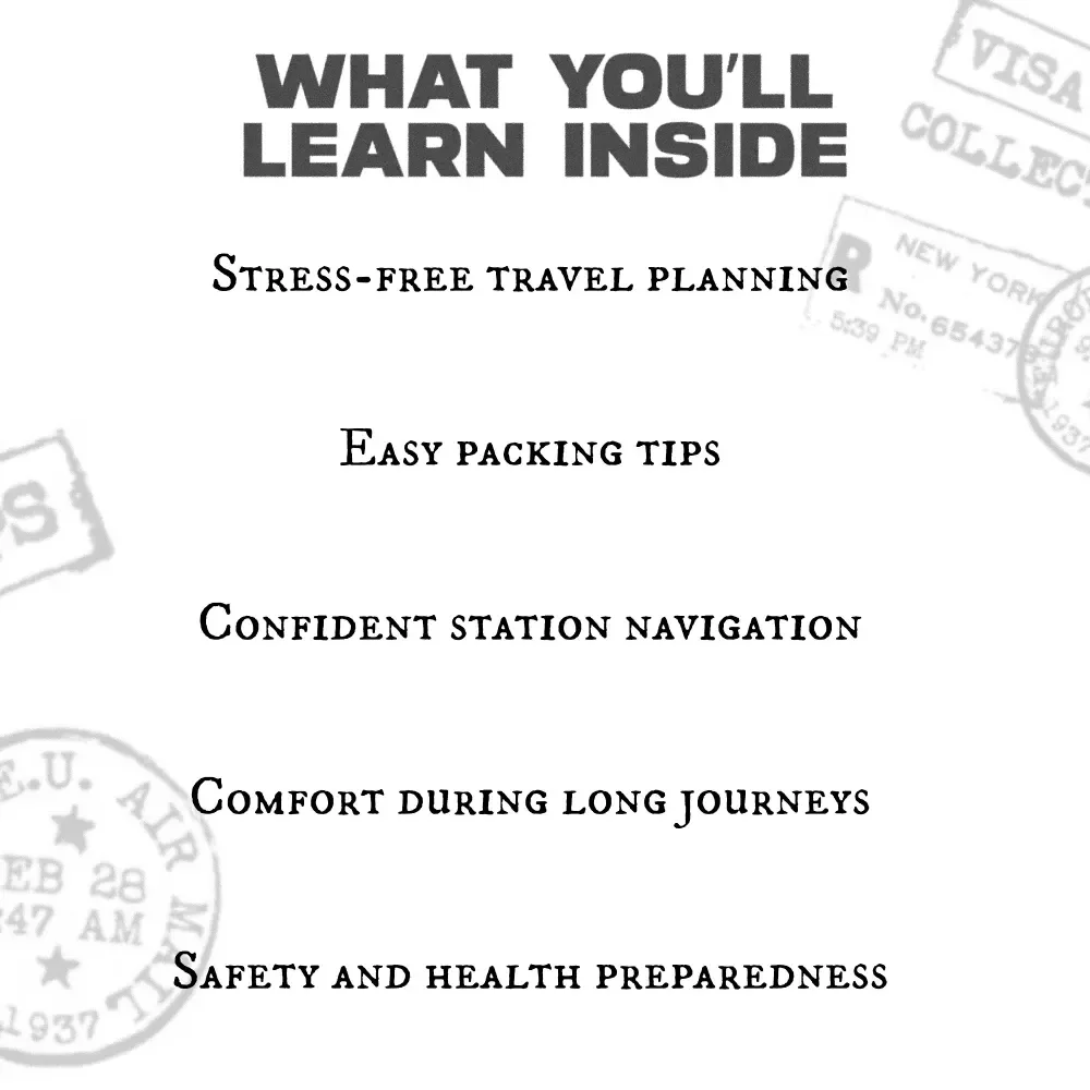First-Time Train Travel Checklist: Essential Train Travel Tips for First Timers