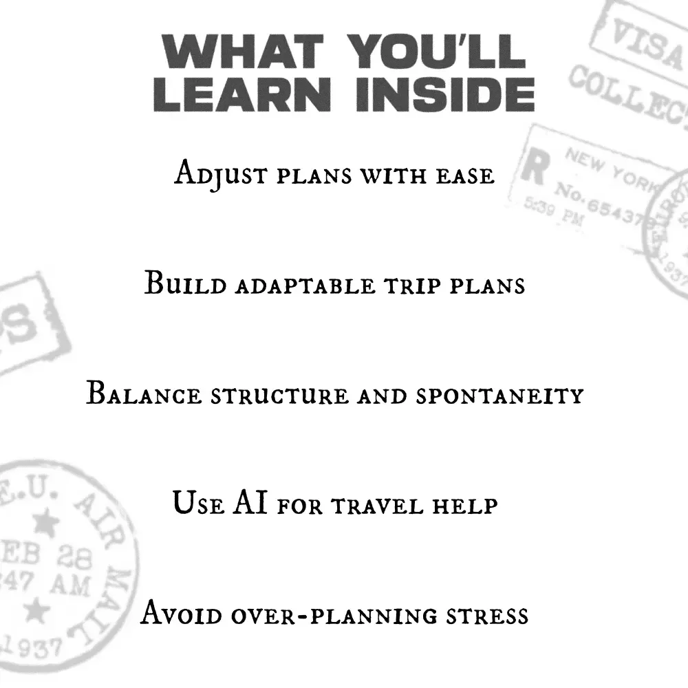 Mastering the Art of a Flexible Travel Schedule | Digital Guide for Modern Explorers | Learn How to Create a Flexible Travel Schedule with Ease