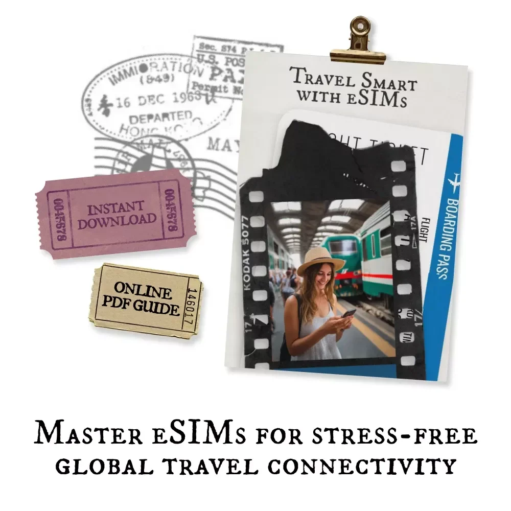 Travel Smart with eSIMs – Ultimate International Travel eSIM Guide, Digital Download eBook for Global Connectivity, eSIM Plans, Activation & Troubleshooting Checklist