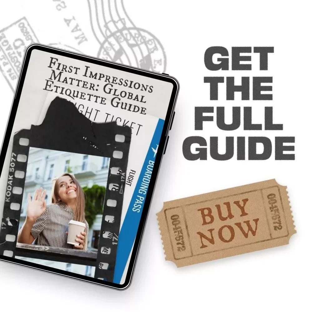 First Impressions Matter: Global Etiquette Guide Digital Download | Local Customs and Etiquette Guide | Ebook for Travelers