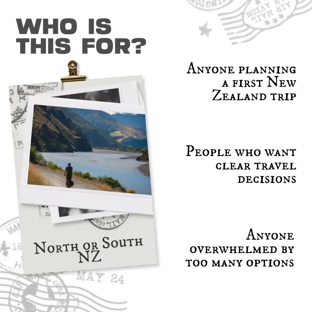 North or South NZ – New Zealand North vs South Island Itinerary Guide, Travel Planner eBook & Checklist