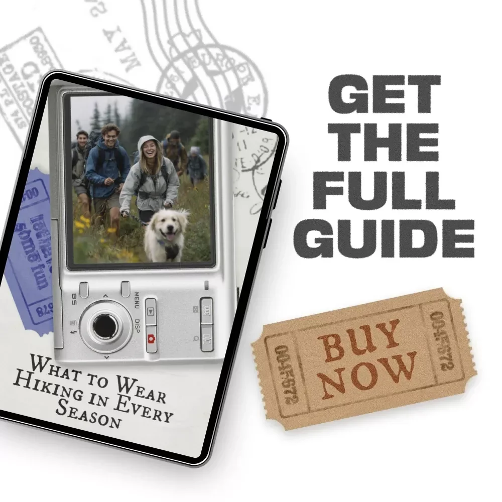 What to Wear Hiking in Every Season — Digital eBook for Hikers, Travelers & Outdoor Enthusiasts | Learn Layering, Seasonal Gear & Outfit Essentials | Complete Guide on What to Wear Hiking in Different Seasons