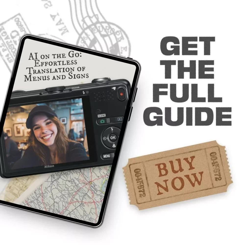 AI on the Go: Effortless Translation of Menus and Signs - A Traveler's Guide to Using AI for Easy Language Translation