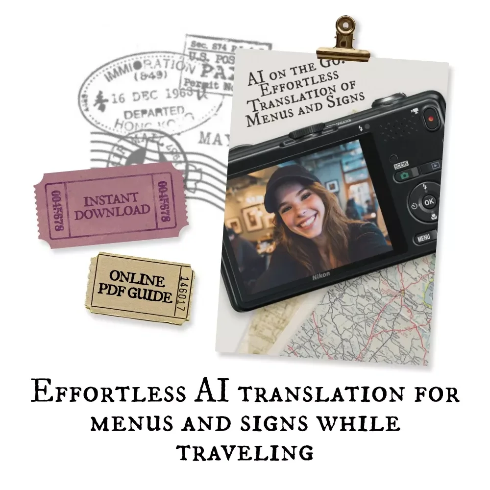 AI on the Go: Effortless Translation of Menus and Signs - A Traveler's Guide to Using AI for Easy Language Translation
