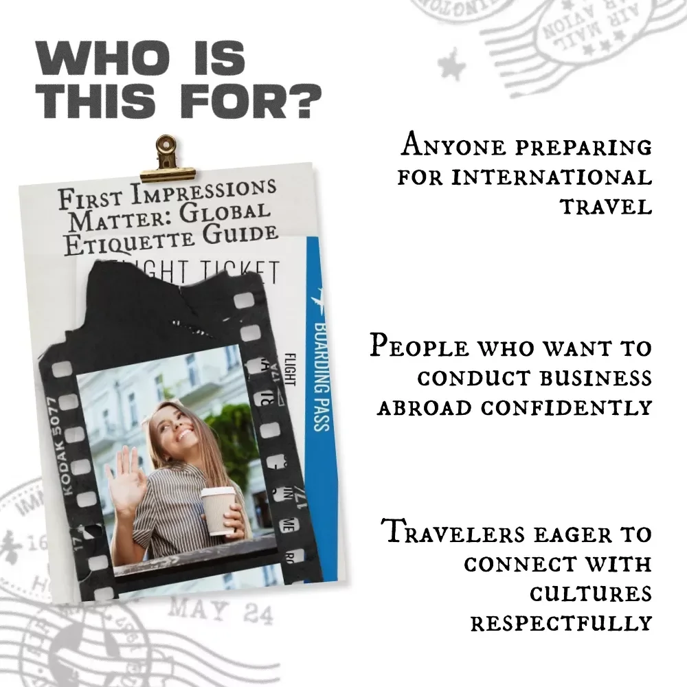First Impressions Matter: Global Etiquette Guide Digital Download | Local Customs and Etiquette Guide | Ebook for Travelers
