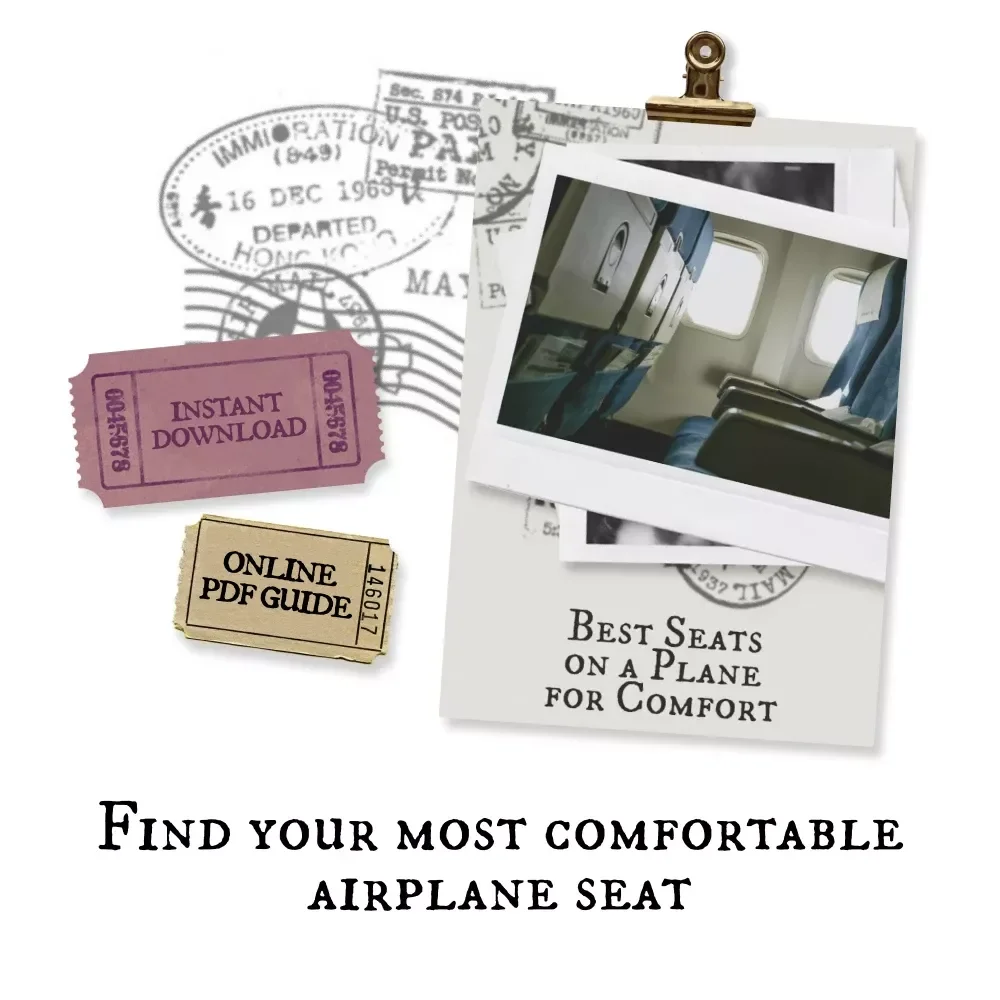 Best Seats on a Plane for Comfort | eBook Guide to Choosing the Most Comfortable Airplane Seats, Avoiding Bad Spots, and Maximizing Legroom