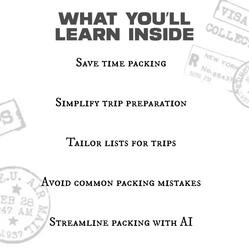 How to Use ChatGPT to Create the Ultimate Packing List: A Step-by-Step Guide to Packing Smarter with AI
