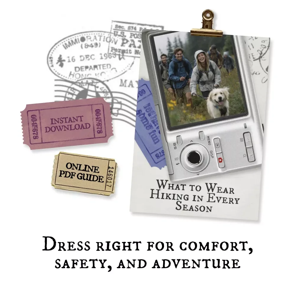 What to Wear Hiking in Every Season — Digital eBook for Hikers, Travelers & Outdoor Enthusiasts | Learn Layering, Seasonal Gear & Outfit Essentials | Complete Guide on What to Wear Hiking in Different Seasons
