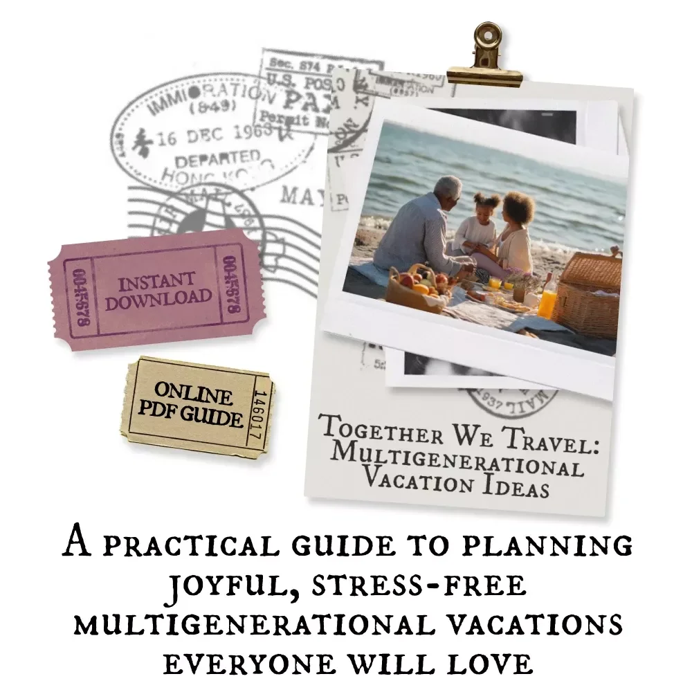 Together We Travel: Multigenerational Vacation Ideas Guide | Family Travel Planner | eBook, All-Ages Trip Planning Resource