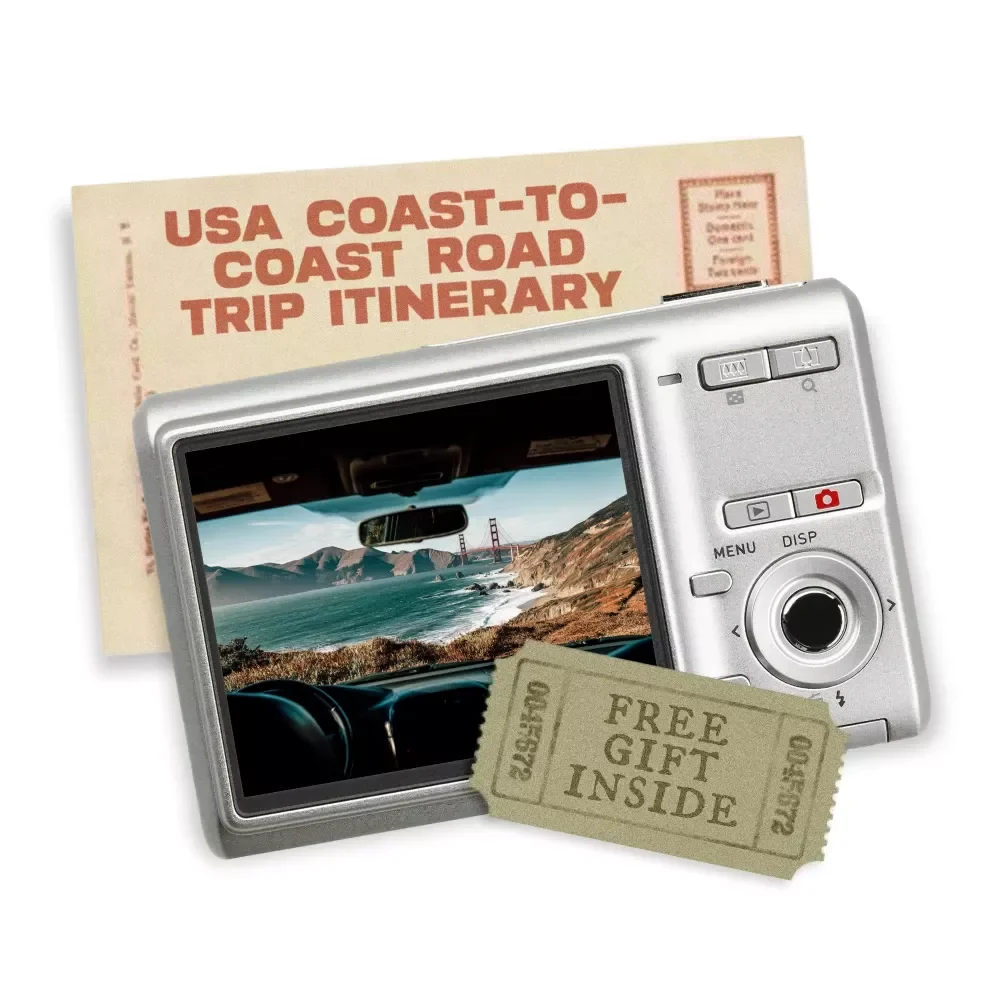 USA Coast-to-Coast Road Trip Itinerary | Ultimate Cross-Country eBook Guide for Epic Travel Planning | Printable Route Planner