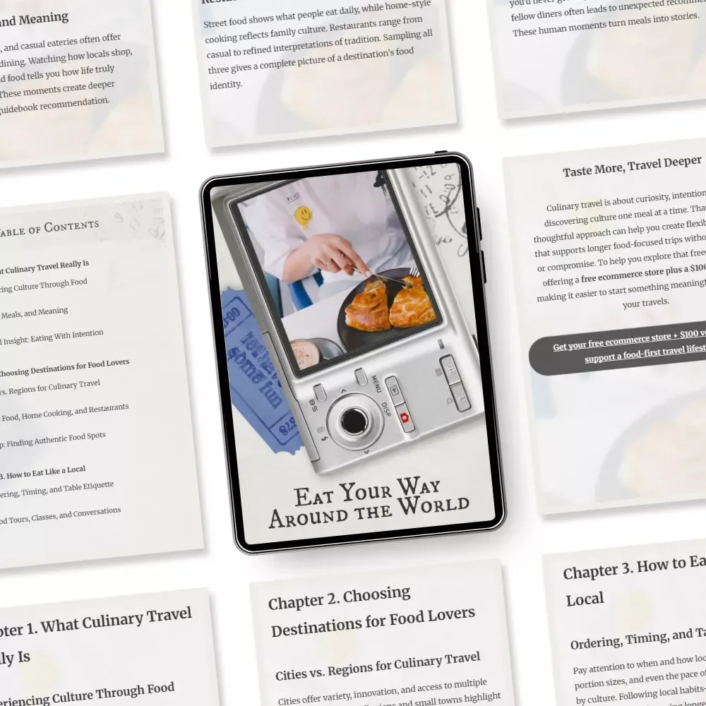Eat Your Way Around the World: Culinary Travel Guide for Food Lovers