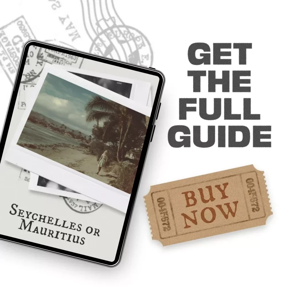 Seychelles or Mauritius – Travel Comparison Guide | Seychelles vs Mauritius Which Is Better | Island Vibe, Costs, Honeymoon & Family Trips Digital Download