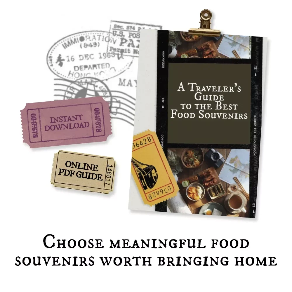 A Traveler’s Guide to the Best Food Souvenirs | Ultimate eBook for Finding Meaningful Food Souvenirs to Bring Home from Every Trip
