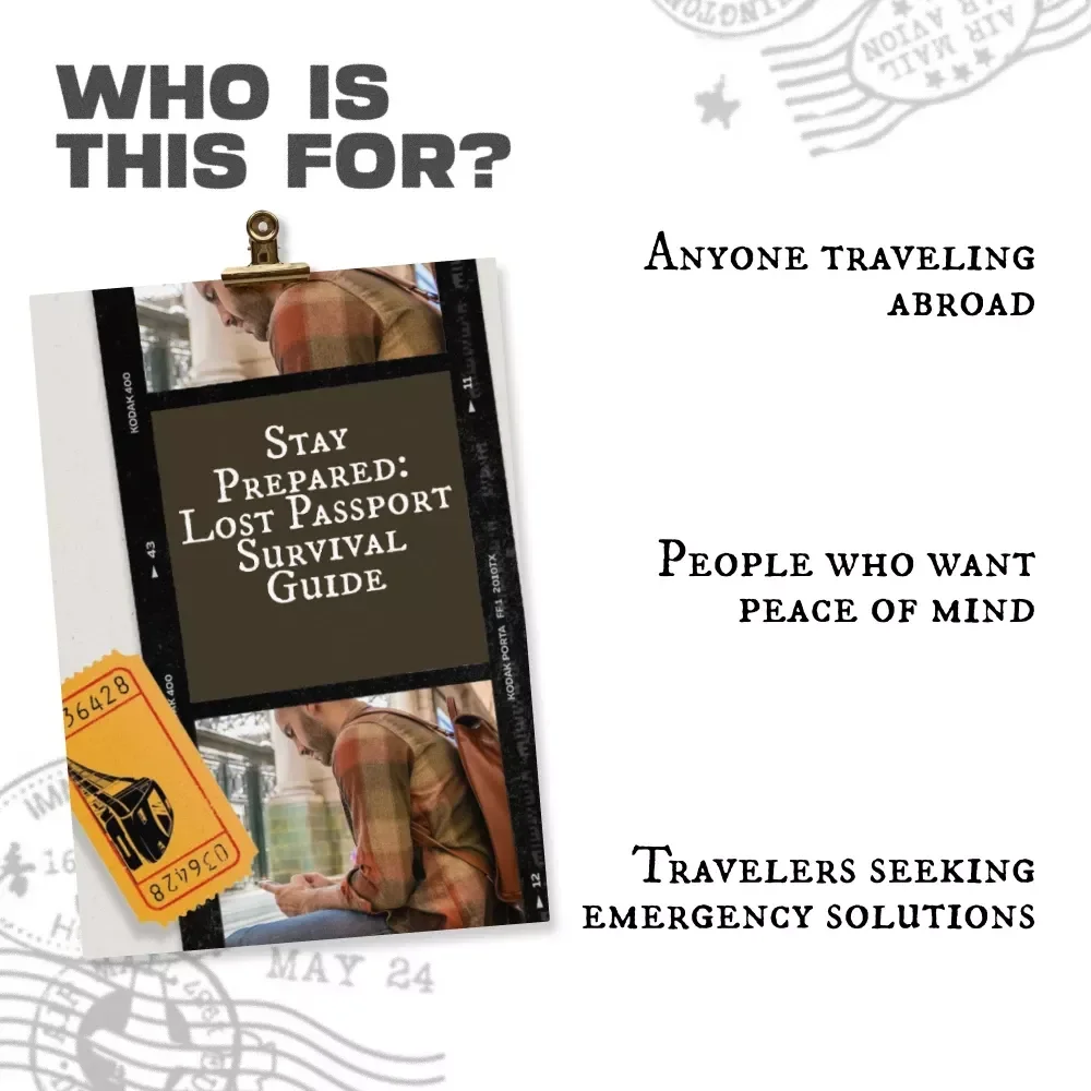 Stay Prepared: Lost Passport Survival Guide - What to Do If You Lose Your Passport Abroad