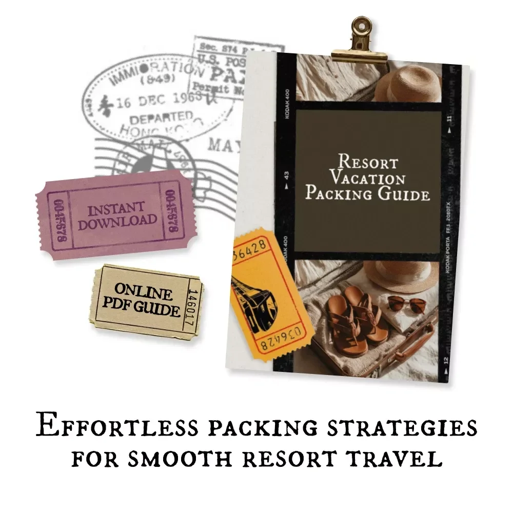 Resort Vacation Packing Guide — Ultimate Travel Checklist eBook, Digital Download for Stress-Free Resort Trips, Vacation Planning Printable, AI-Assisted Packing Tips