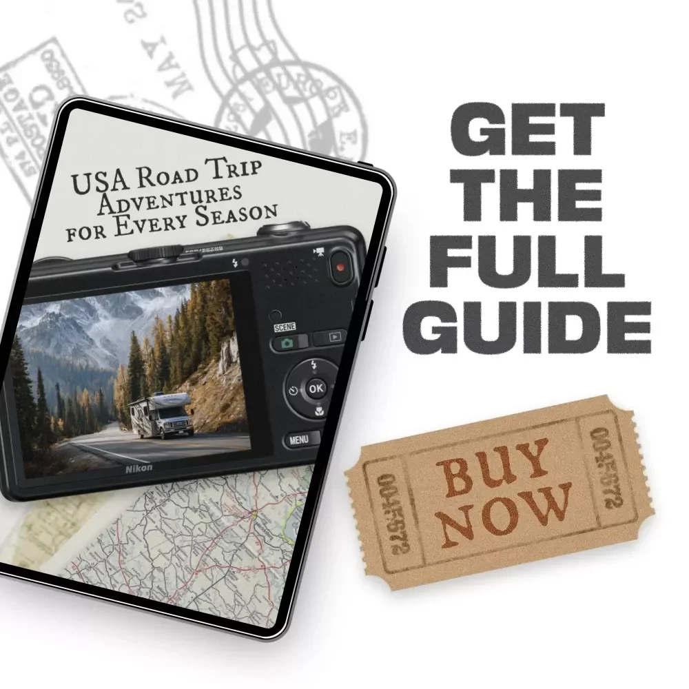 USA Road Trip Adventures for Every Season | Digital Travel eBook | Inspiring USA Road Trip Ideas for Each Season