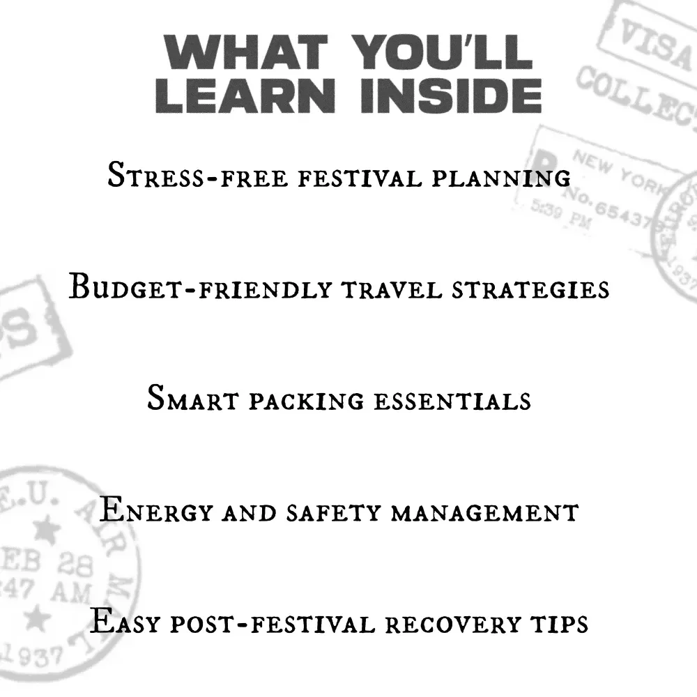 Festival Travel Without the Chaos: The Ultimate Guide to Festival Travel Planning and Survival Tips
