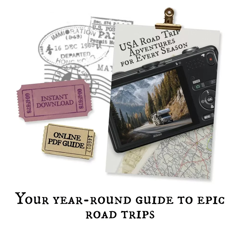 USA Road Trip Adventures for Every Season | Digital Travel eBook | Inspiring USA Road Trip Ideas for Each Season