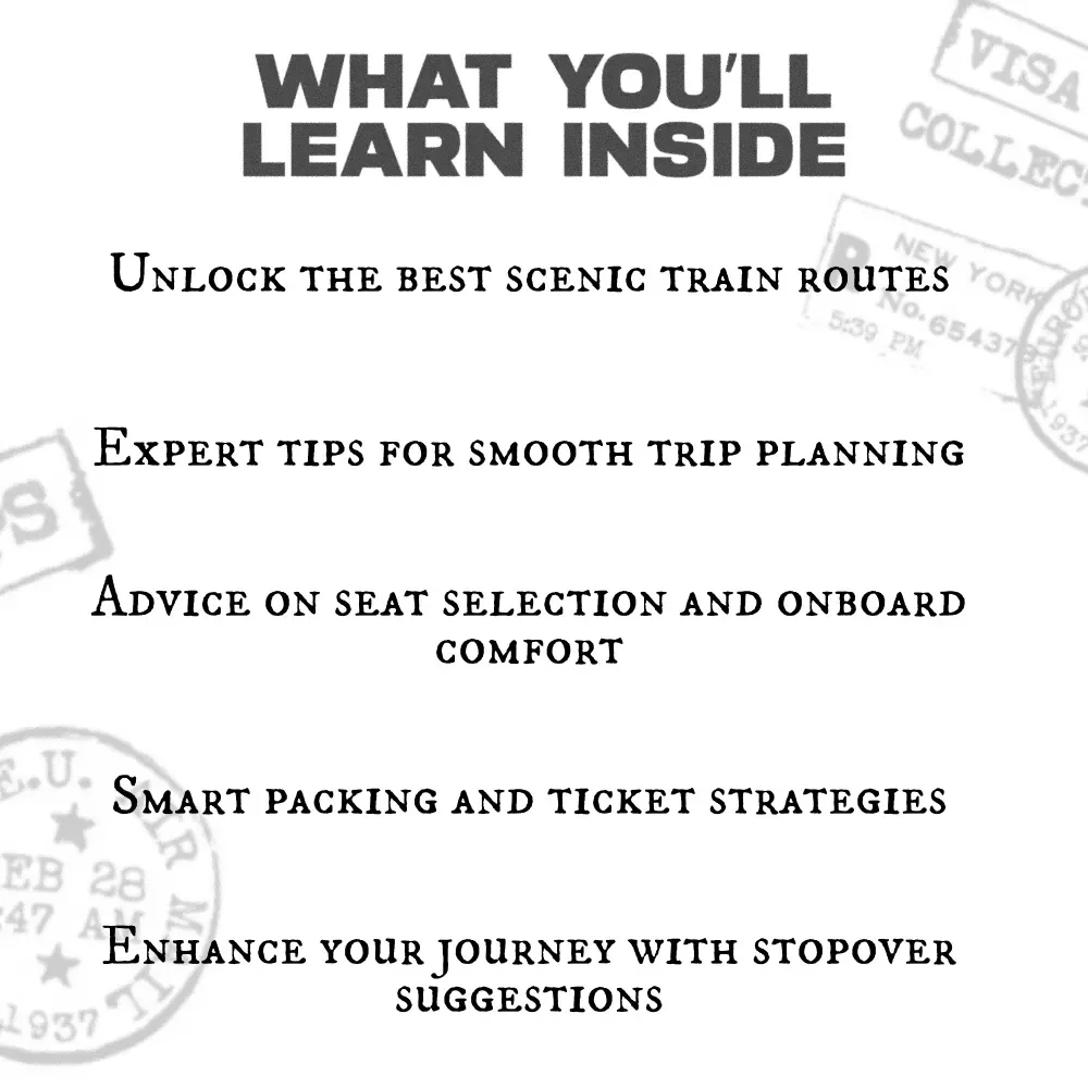 America’s Most Beautiful Train Journeys: Your Ultimate Guide to Scenic Train Routes in the USA