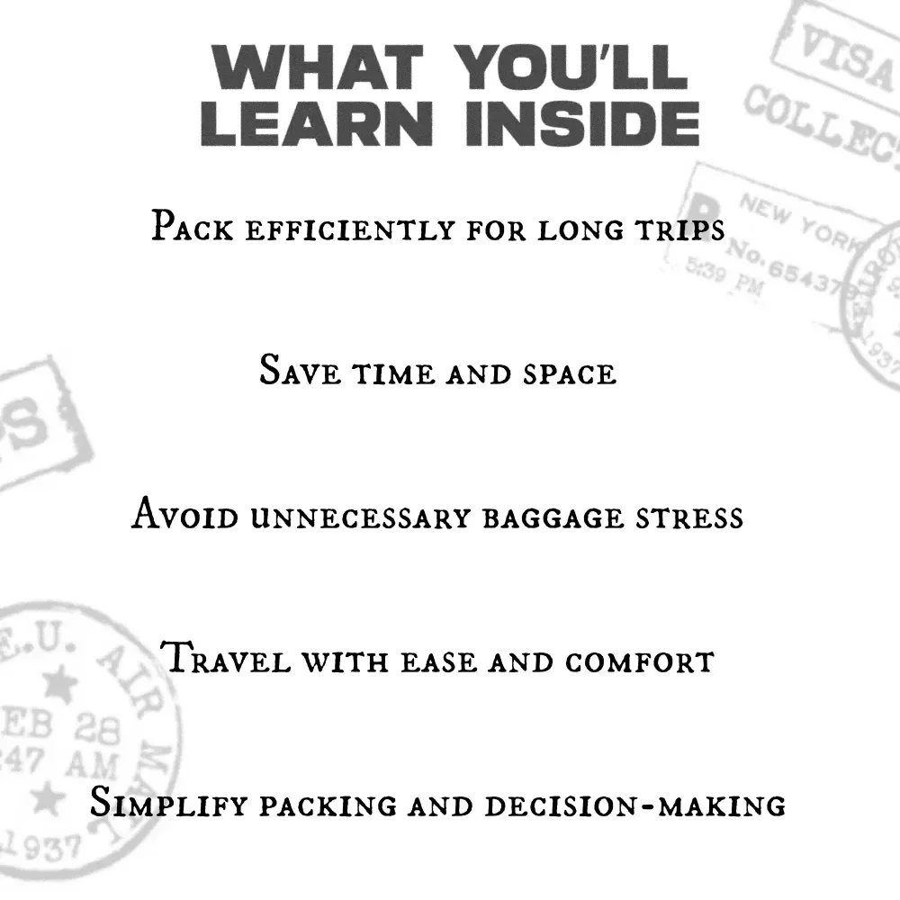 Minimalist Packing for Long Adventures: The Ultimate Guide to Packing Light for Extended Trips