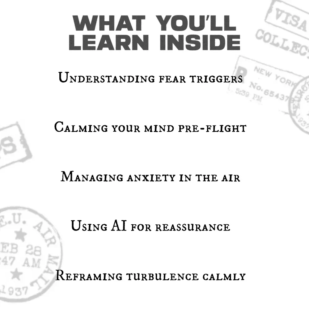 Calm Above the Clouds | Transform Your Flight Anxiety with This eBook Guide on How to Overcome Fear of Flying and Enjoy Every Journey