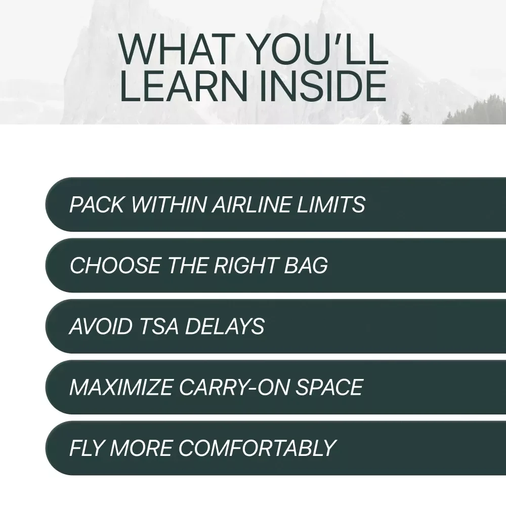 Carry-On Confidence: Pack Smart, Fly Lighter | Smart Travel Packing Guide, TSA-Friendly Carry-On Checklist & Stress-Free Flying Planner