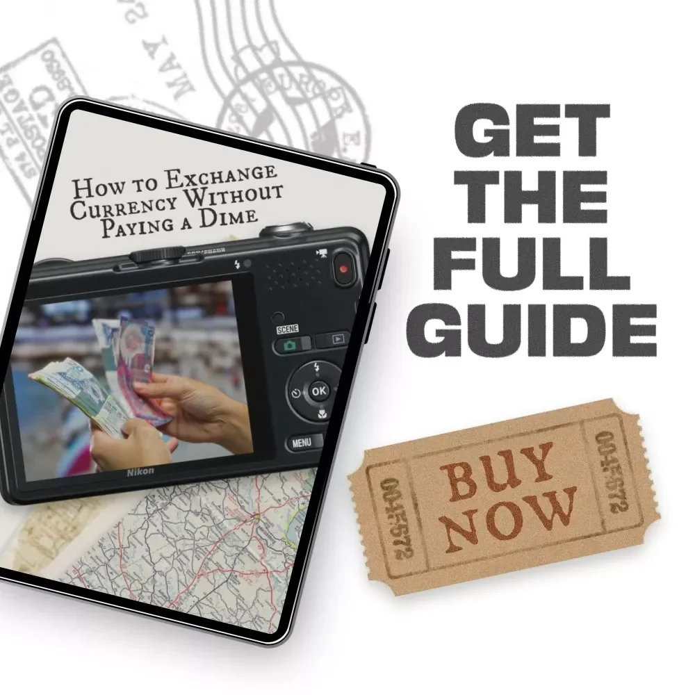 How to Exchange Currency Without Paying a Dime | Fee-Free Currency Exchange Guide, Travel Money Tips, Digital Download eBook for Smart Travelers