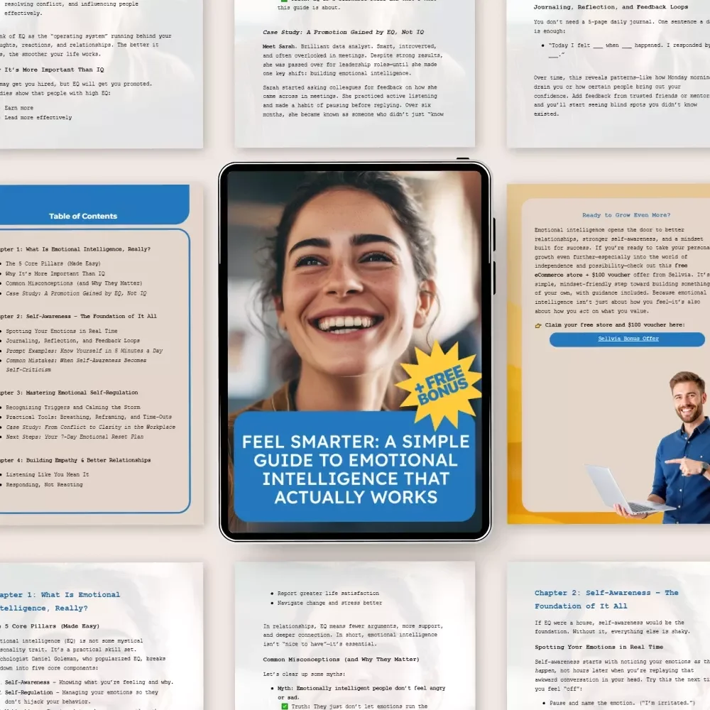 Feel Smarter: A Simple Guide to Emotional Intelligence That Actually Works | Practical EQ Workbook & Guide on how to gain emotional intelligence for Work, Relationships & Personal Growth