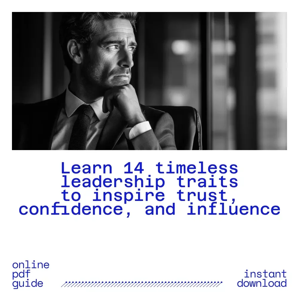 The Leadership Blueprint: 14 Timeless Traits That Inspire, Influence, and Empower | Leadership eBook on 14 Leadership Traits