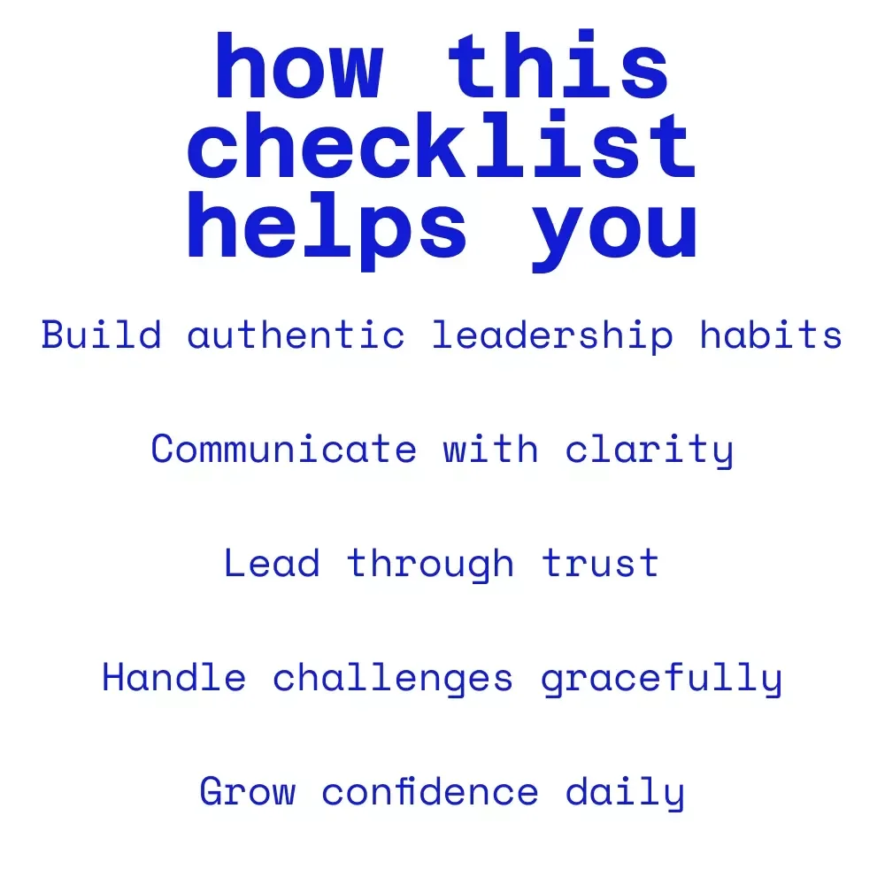 The “Lead Like You Mean It” Checklist – A Practical Leadership Checklist for Anyone Asking How Do You Lead Others With Confidence