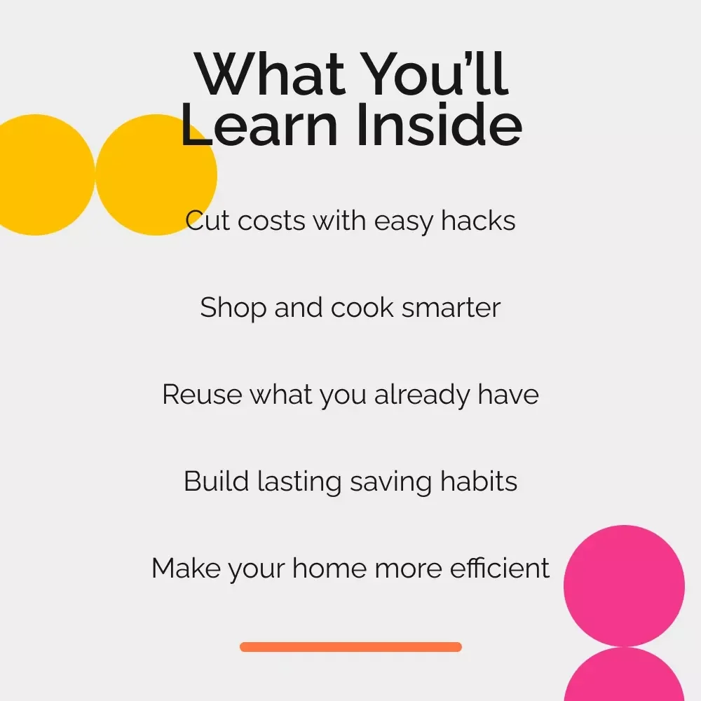 Smart Savings: How to Save Money at Home and Make Every Dollar Count | Digital Download Guide for Practical Home Budgeting, Sustainable Living, and Everyday Savings