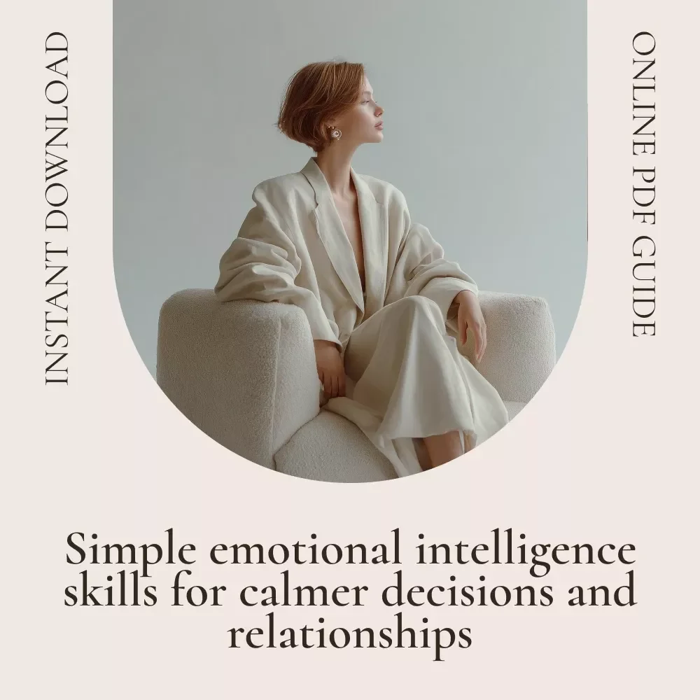 Feel Smarter: A Simple Guide to Emotional Intelligence That Actually Works | Practical EQ Workbook & Guide on how to gain emotional intelligence for Work, Relationships & Personal Growth