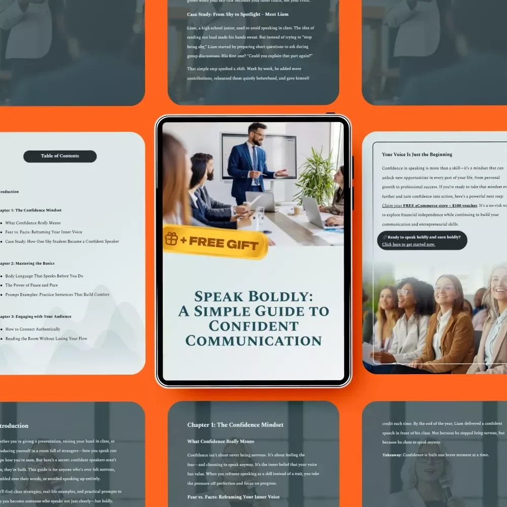 Speak Boldly: A Simple Guide to Confident Communication - Build Your Confidence in Speaking & Master Public Speaking Skills