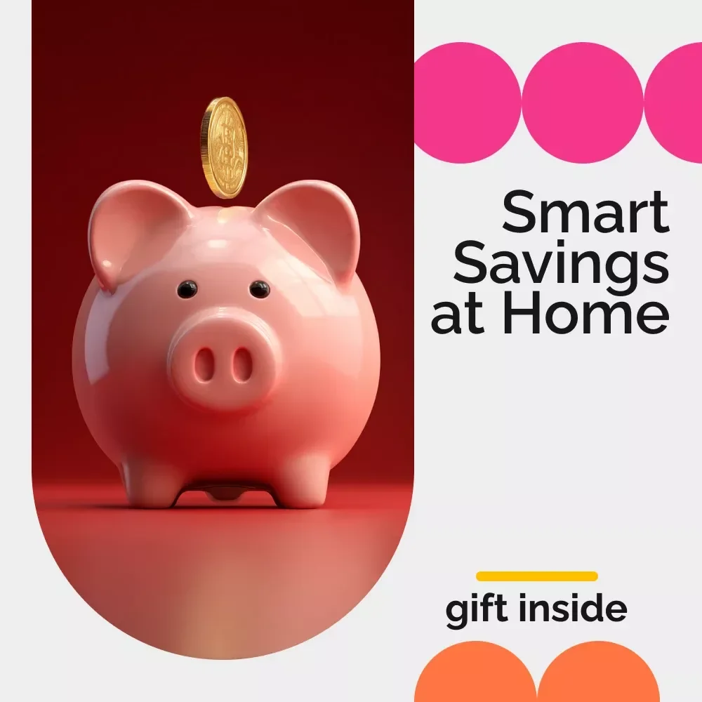 Smart Savings at Home Checklist | Printable Budget Planner | Learn How to Save Money at Home with Easy Daily Habits and Simple Strategies
