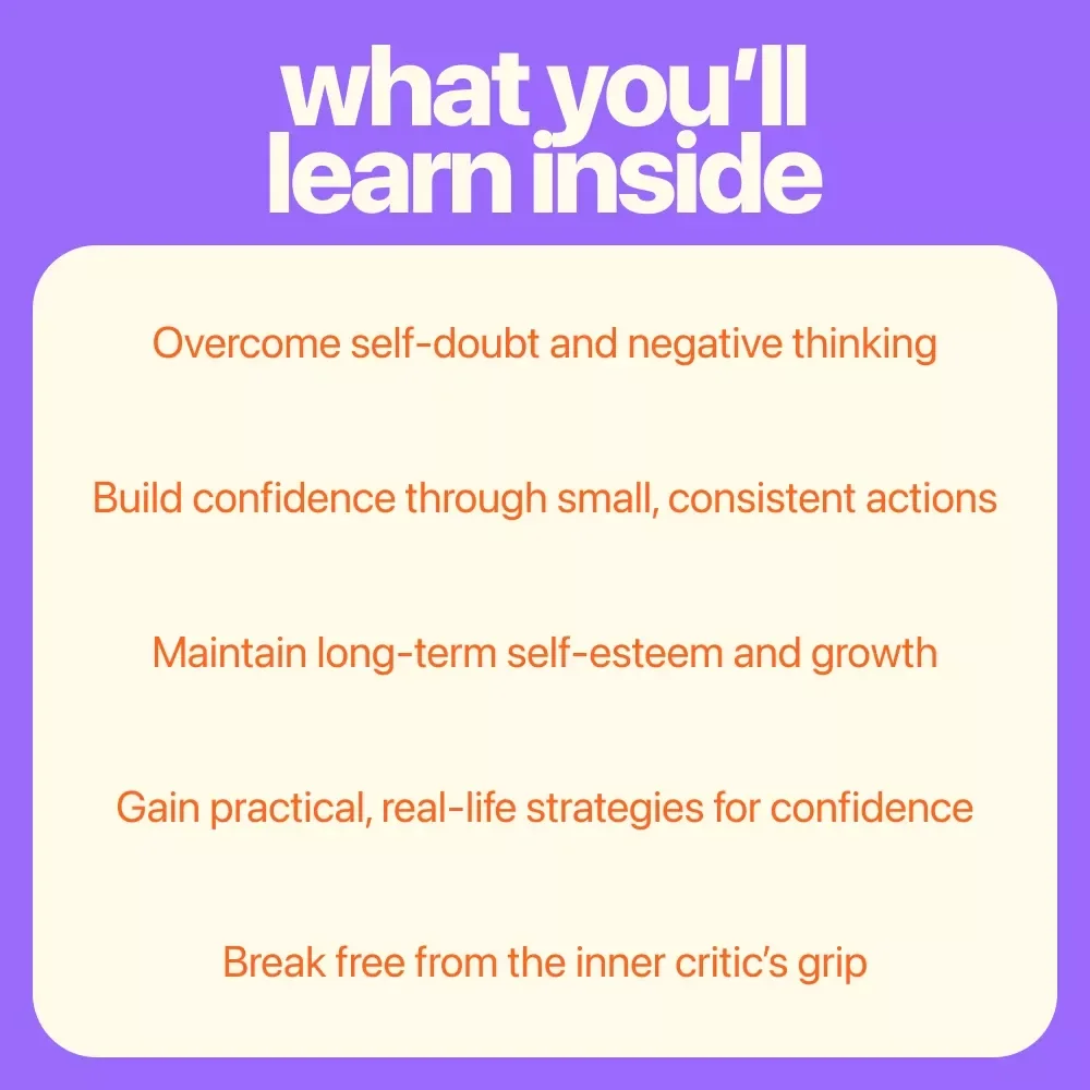 Confident You: Simple Steps to Start Believing in Yourself - A Digital Guide for Building Confidence