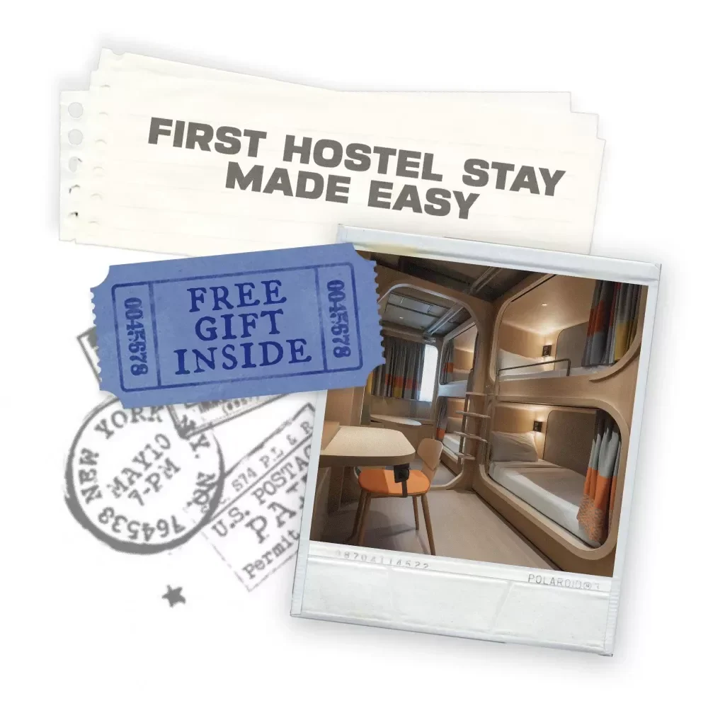 First Hostel Stay Made Easy | Ultimate First-Time Hostel Guide eBook for Solo Travelers, Backpackers & Budget Travel Beginners