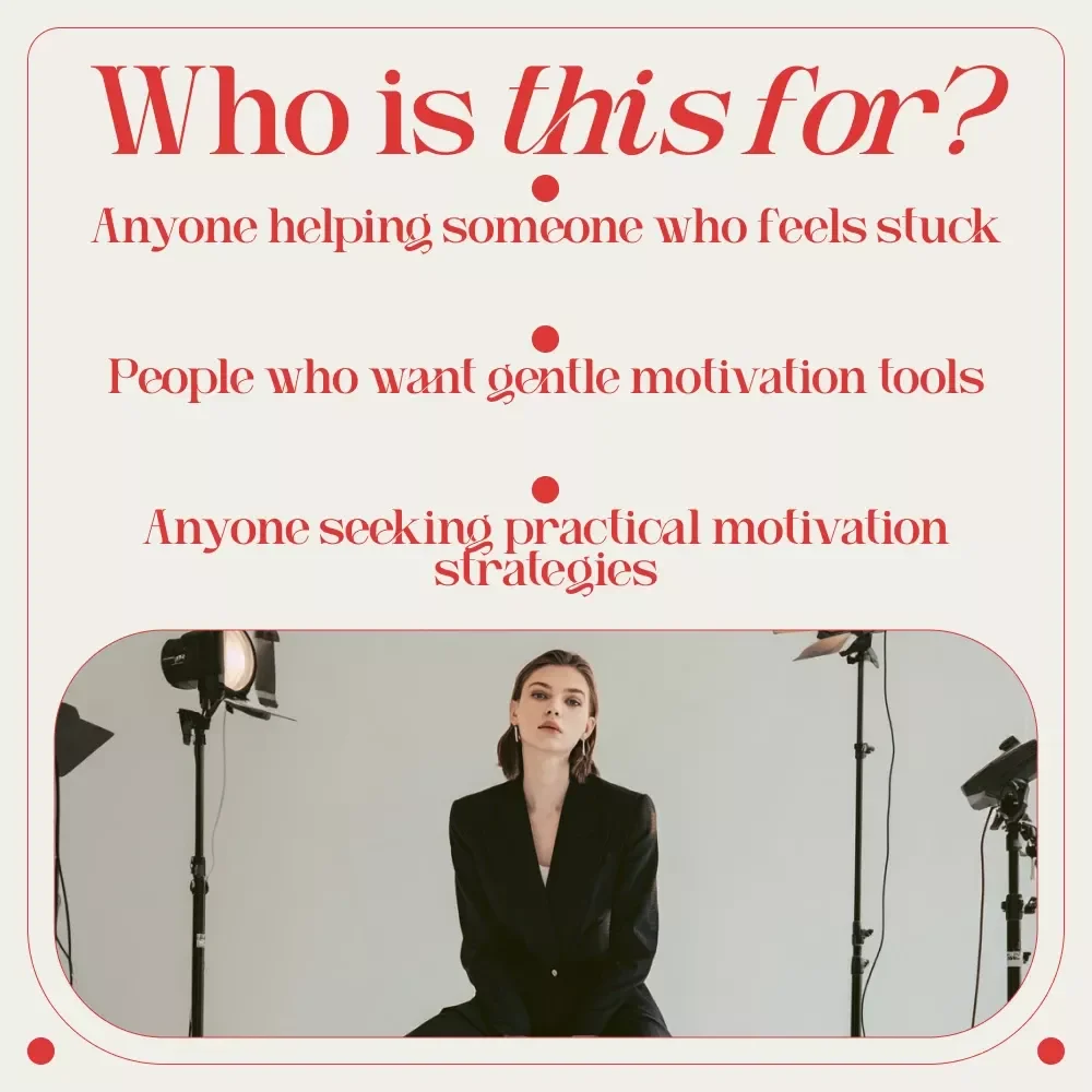 From Stuck to Spark: A Simple Guide to Motivating the Unmotivated | Practical Guide on how to motivate a lazy person | Digital Download