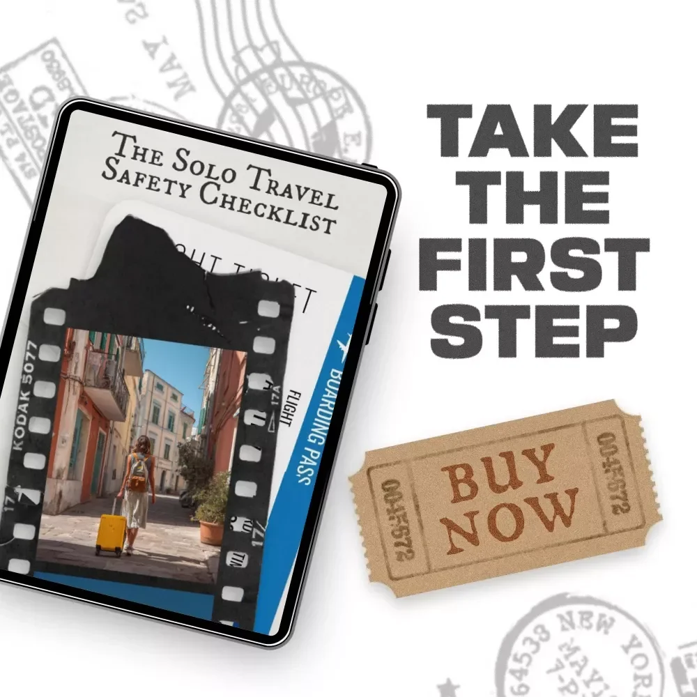The Solo Travel Safety Checklist – Digital Download Solo Travel Guide, Travel Safety Checklist for Confident & Secure Adventures