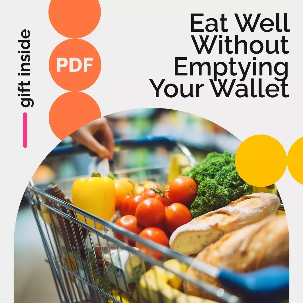 Eat Well Without Emptying Your Wallet Checklist | Eating Healthy on a Budget Printable | Budget-Friendly Meal Planning Guide | Healthy Eating Tools