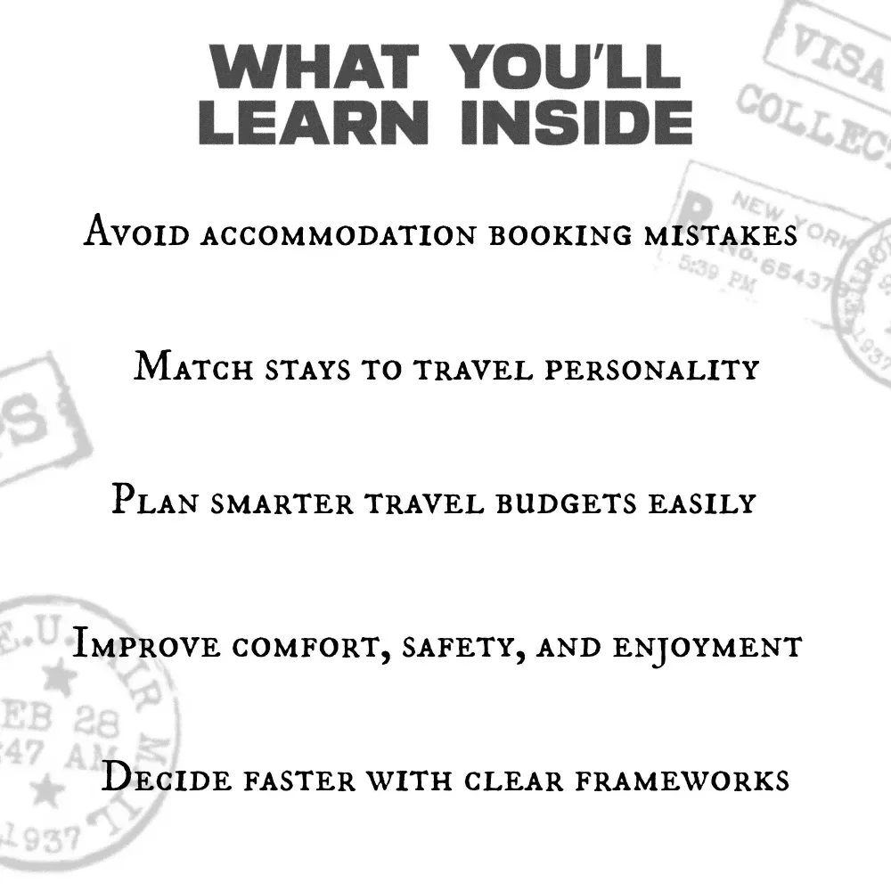 Choosing Between Hostels and Hotels – Smart Travel Accommodation Guide, Budget Planning Checklist & Decision Framework for Travelers