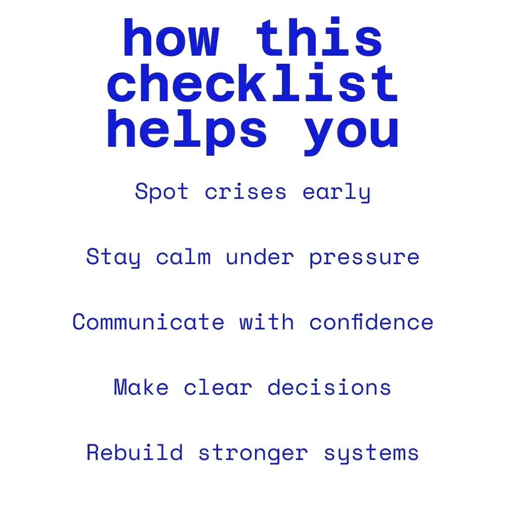 Lead Like a Lighthouse: The Ultimate Crisis Leadership Checklist | How to Lead in Crisis for Calm, Confident Decision-Making