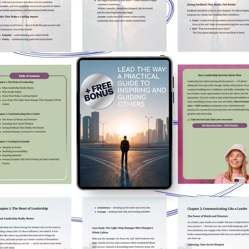 Lead the Way: A Practical Guide to Inspiring and Guiding Others | Leadership Guide for Anyone Asking How Do You Lead Others | Digital Download