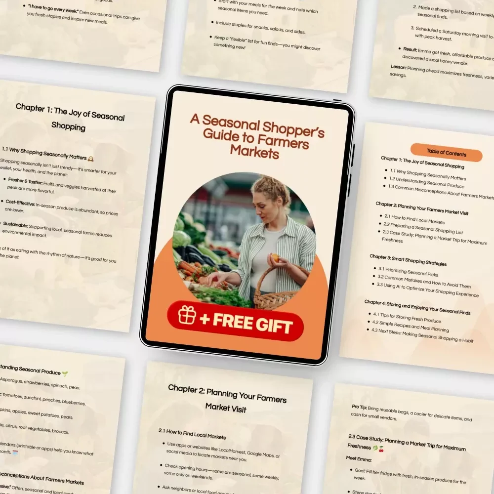 A Seasonal Shopper’s Guide to Farmers Markets: Your Ultimate Digital Resource for Seasonal Produce & Farmers Market Shopping