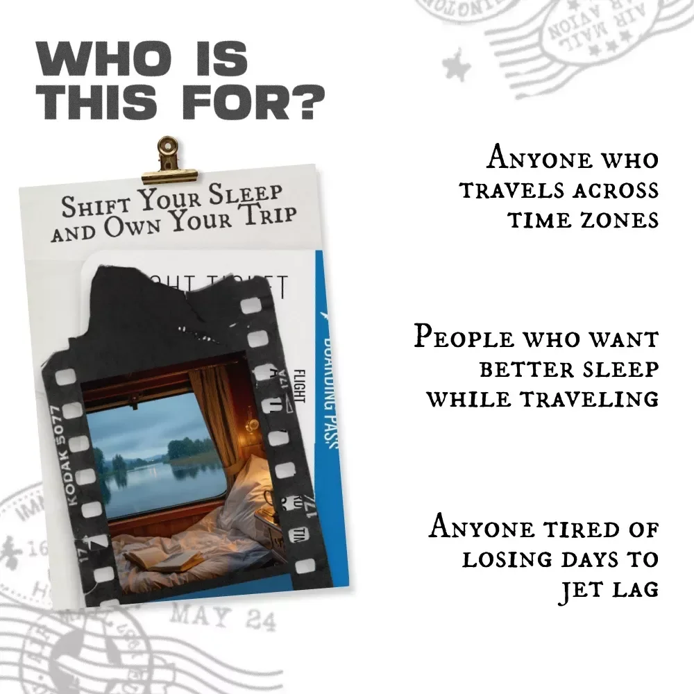 Shift Your Sleep and Own Your Trip | Jet Lag Guide for Travelers, Sleep Adjustment Planner, Travel Sleep eBook, Circadian Rhythm Reset Checklist