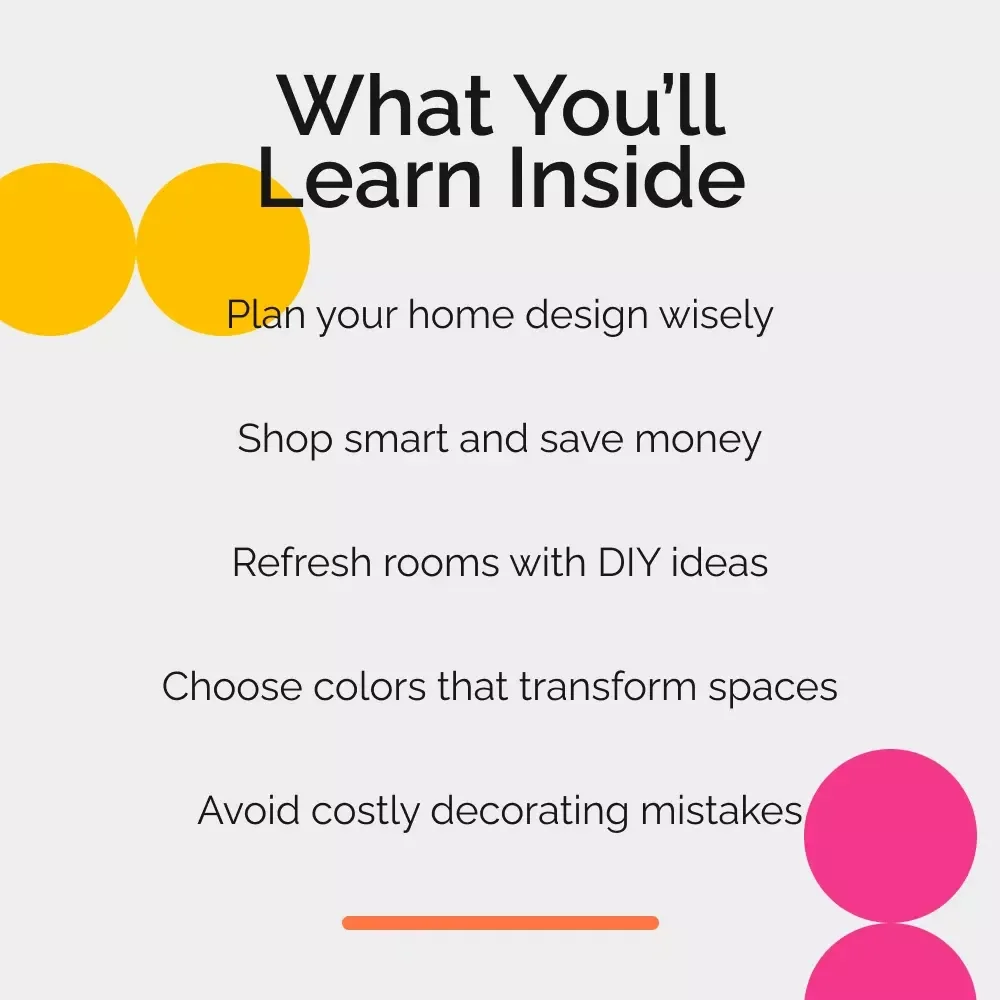 Decorating Your New Home on a Budget | Affordable Home Makeover eBook | Stylish Decorating Ideas for Every Room | Decorating a New Home on a Budget Guide