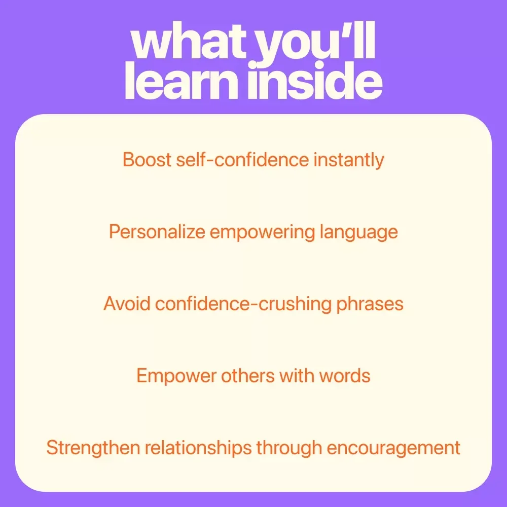 Speak Life: The Power of Uplifting Words to Build Unshakable Confidence - eBook for Boosting Confidence with Words