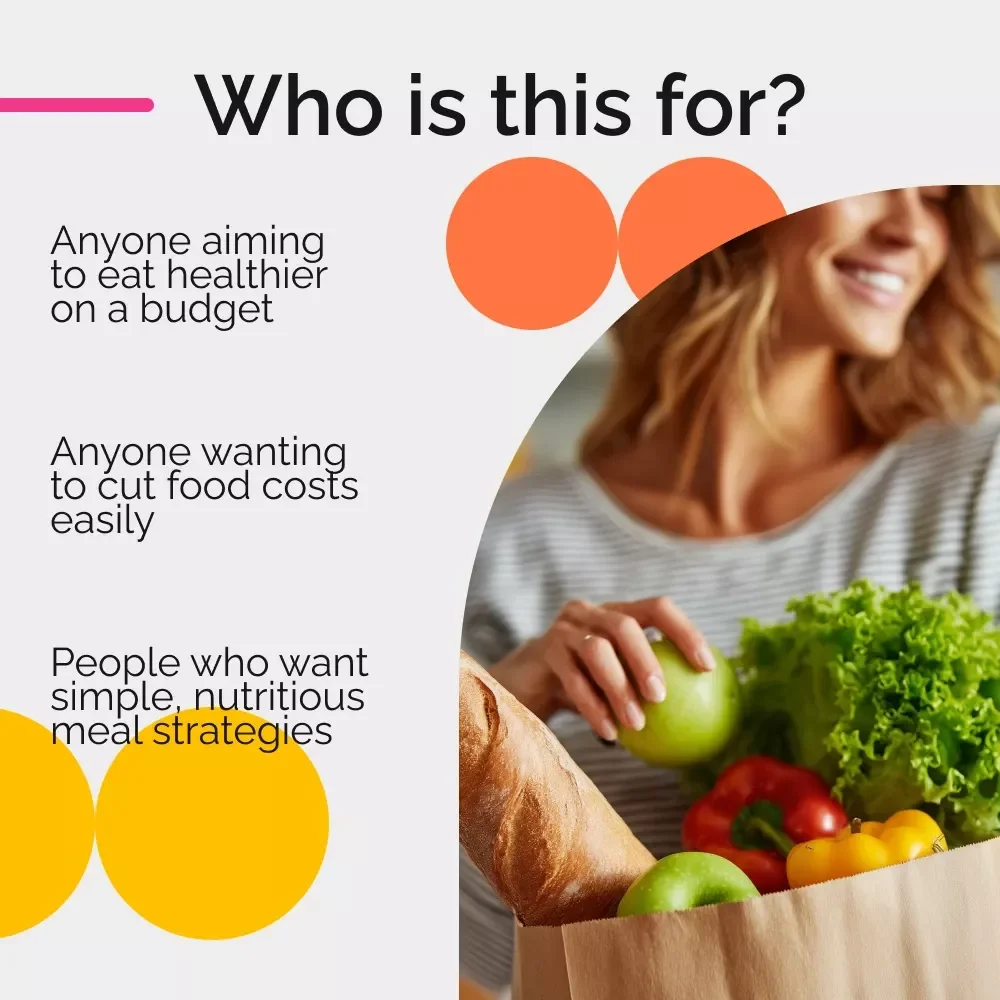 Nutritious & Thrifty Guide to Eating Healthy on a Budget — Budget-Friendly Healthy Eating eBook, Meal Planning Tips, Smart Grocery Shopping, Affordable Nutrition Guide for Eating Healthy on a Budget
