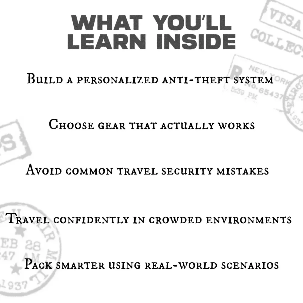 Mastering Pickpocket Proof Gear – Anti-Theft Travel Gear Guide, Pickpocket Prevention eBook, Travel Security Checklist for Smart & Safe Travelers
