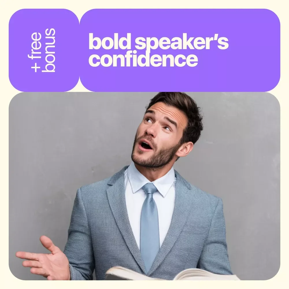 The Bold Speaker’s Confidence Checklist - Develop Confidence in Speaking